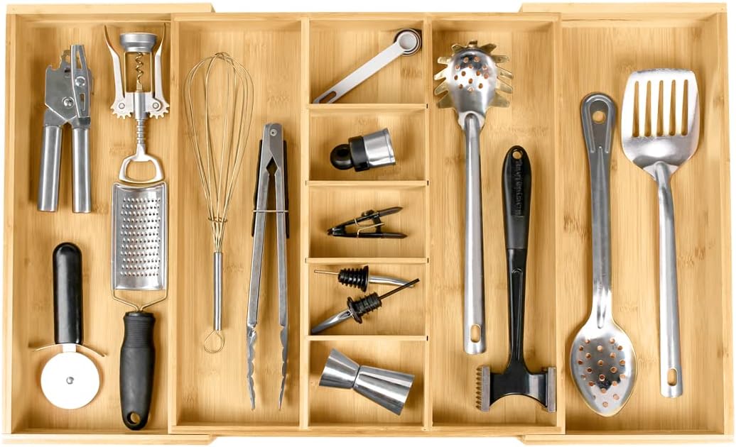 Bamboo Drawer Organizer